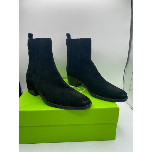 Sam Edelman Women's Black Brawley Pointed Toe Buckled Ankle Boots Size 9.5M NIB - Picture 3 of 5